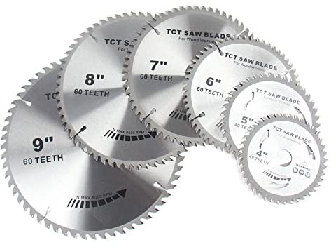 Saw Blades,Saw Blades,1pc 110/125/150/180/200mm Tungsten Carbide Tip 30/40/60T Circular Saw Blade Disc Woodworking Cutting For Wood Plastic,200x2.0x25.4x60T(180x1.8x25.4x40T)(200x2.0x25.4x40T)