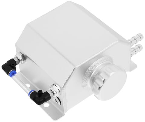 Mikinona Réservoir De Récupération Huile Aluminium Pour Voiture Séparateur Huile Étanche Kit Pour Go-kart Et Véhicule Finition Légère