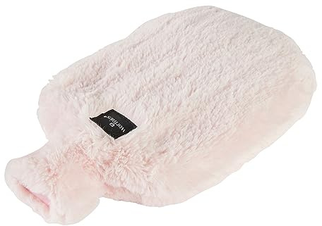 Luxury Microwavable Hot Water Bottle – Fully Heatable & Freezable | Faux Fur Cover with French Lavender Scent | Soothes, Warms & Comforts | Reusable Heat Pack for Pain Relief (Blossom)