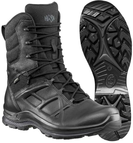 HAIX Botas de policía Black Eagle Tactical 2.0 GTX High Sidezipper