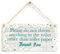Please do not Throw Anything in The Toilet Other Than Toilet Paper Thank You - Septic Tank Notice Small Toilet Plaque for W.C