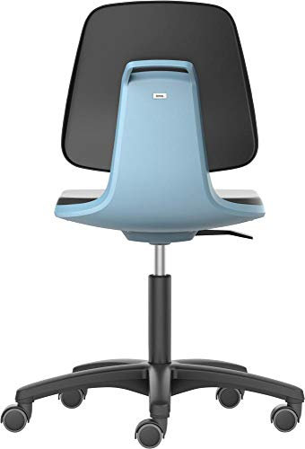 Bimos Arbeitsdrehstuhl Labsit m.Rl.PU-Schaum Sitzschale blau Sitzhöhe 450-650mm - 9123-2000-3277