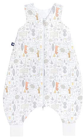 Julius Zöllner 9082567310 Jersey Jumper - Schlafsack mit Beinen, Forest, circa 80 cm