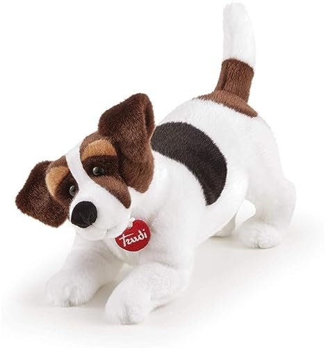 Trudi Jack Russel Jack Hund Plüschtier Spiel, Weihnachts- und Geburtstagsgeschenk | 13x23x39cm Grosse M | Klassische Plüschhunde | Modell 22926