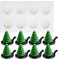 Uenmay Silikonform 3D Backformen Dessertform DIY Mousse, Weihnachtsbäume 8 Löcher