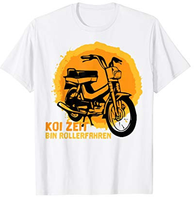 Bin Roller Fahren Mofa T-Shirt