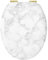 Gelco Abattant wc marbre blanc bois - massa 711571