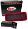 B&S Kit Filtro Aria Sportivo Aspirazione Rigenerabile Lavabile FB306/04 con Profumatore Interni