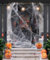 Haus Projekt Spinnweben Halloween Weiß 60g mit 30 Falschen Spinnen, Spinnennetz Halloween Deko, Spinner, falscher Schnee Dekoration Outdoor, Innen Fensterdeko, Grusel Schreck Spinne Party Zubehör