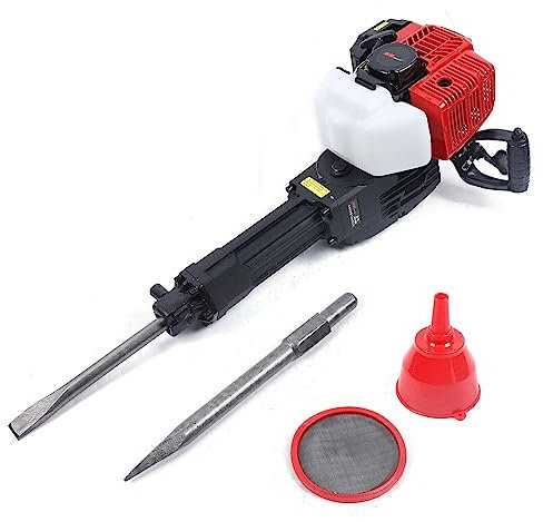 52CC - Martello demolitore a benzina a 2 tempi, per cilindro, martello a percussione, 44 mm, 1900 W