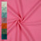 VmG-Store Musselin Double Gauze 61 Farben Meterware Stoff Tex 100 Uni (50 x 135cm) (058 I Pink)