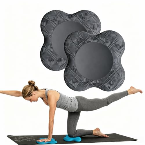 Zealtop Yoga-Knieschoner, extra dick, für Knie, Ellbogen, Handgelenk, Hände, Kopf, Schaumstoff, Yoga, Pilates, Workout, Kniepolster