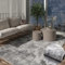 MY-RUG Pflegeleichter großer Teppich Ishaan waschbar - Rechteckig, Zeitloses graues Design, vielseitig einsetzbar, 230 x 160 cm, Terassenteppich