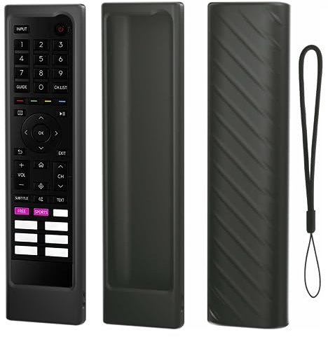 USTIYA Remote Case for Hisense Smart TV LED ERF3C80H Series 4K UHD Smart Android TV A6G ZDA205M ZDA2210803 Protective Control Cover Silicone ()