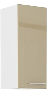 Küche Hängeschrank 30 Lara Cappuccino Hochglanz Küchenzeile Küchenblock