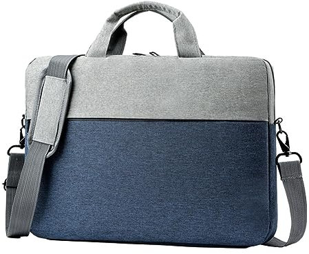 Hixingo Laptop-Handtasche für Frauen 15.6 Zoll Wasserdichtes Oxford Aktentasche Computer-Umhängetasche Arbeitstasche Messenger Bag Laptoptasche Schultertasche Kompatibel (41x30x5cm,Blau)