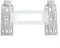 HpLive Soporte ajustable del soporte de la pared para la unidad interior del aire acondicionado de Split AC 12.6*7.8*0.8 pulgadas