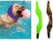 MANON ROSA Hundeschwimmkappe, wasserdicht, 2 Stück, rutschfest, Ohrstöpsel und Regenschutz für mittlere und große Hunde, Welpen und Katzen (groß, 1 x grün, 1 x Camouflage)
