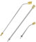 WENLISELL 3 Pcs 4000PSI Pressure Washer Lance Extension, Stainless Steel Power Washer Lance Extension with 1/4 Quick Connect, 30 Angled Extension Wand Lance for Pressure Washers, Cleaning Machine