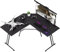 FIVMEN Gaming Tisch Eckschreibtisch 120x120 cm Schreibtisch L Form Computertisch Gaming Schreibtische Bürotisch PC Ecktisch für Büro, Heimbüro, Schwarz