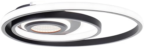 Brilliant LED Deckenleuchte Opame LED Deckenlampe, 42 cm, 4400 lm, dimmbar, 3000-6500 K, Metall, schwarz