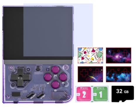 ExploTex Mioyo Mini Plus Retro Handheld Game Console, 3.5 Inch Portable WiFi Handheld Retro Game Console