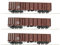 Roco 6600103 H0 3er-Set Offene Güterwagen der DR