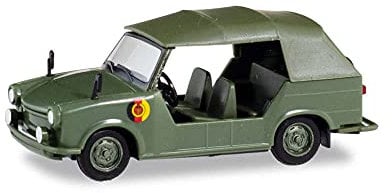 Trabant 601 Kübel NVA DDR Arme 1964-1990 H0 1/87 Herpa Modell Auto mit individiuellem Wunschkennzeichen