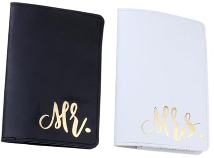 CALLARON Elegante Buchhülle 2er-Pack Dokumentenhalter Aus Leder Kredittasche Für Männer Und Frauen