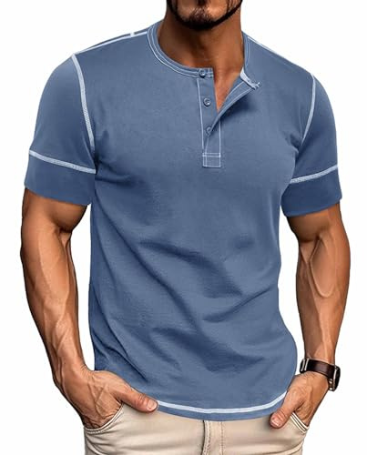 PRIVIMIX Tee Shirt Homme Ete T-Shirts à Manches Courtes Coton T Shirt Col Rond pour Homme M-3XL