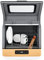 Lavastoviglie da tavolo, mini lavastoviglie, autoportante, portatile, con 3 programmi, asciugatura auto, display a LED, mini lavastoviglie per ufficio, campeggio, camper (nero e oro)