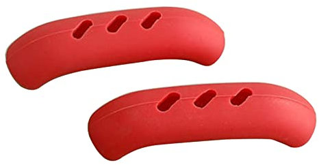 Confezione da 2 impugnature in silicone per isolamento termico per pentole e padelle, clip a mano per pentole calde