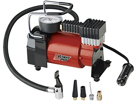 Ultimate Speed UMK 10 C2 Portable Air Compressor, Red, 35L/min, 12V, Corded Electric, Portable Operation, High Battery Capacity