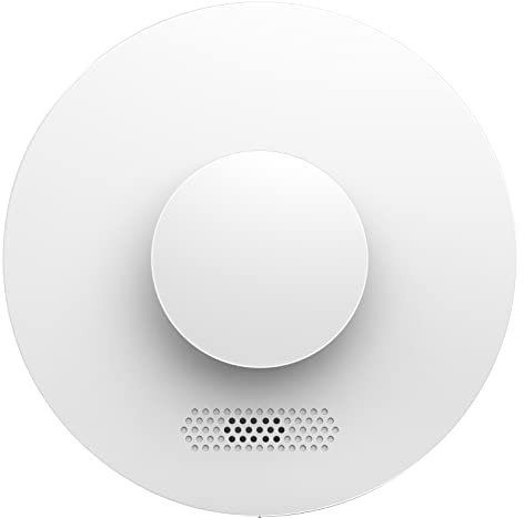 Wireless Interlinked Heat Alarm with 10 Years Battery Life, BS 5446 CE Certified, Linked Heat Detector, Battery Powered, Low-Battery Alert and LED Warning. 1 Pack