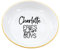 aztex Personalised Enamel Fries Before Guys Bowl, White Base, Yellow Trim