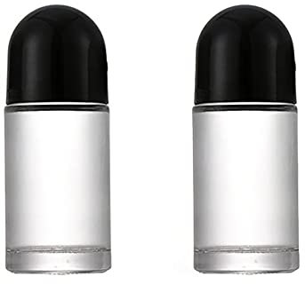 FSSTUD 2 Stück 50ml Roll On Glasflaschen Roller Rollon Flaschen Nachfüllbare Kosmetik Behälter für Parfüm Essentielle Öle