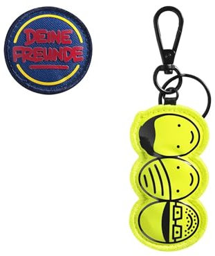 coocazoo Colour UP-Set „Deine Freunde, Brudi“, Anhänger für Schulranzen, Klett-Patch, reflektierend, für Jungen und Mädchen ab der 5. Klasse