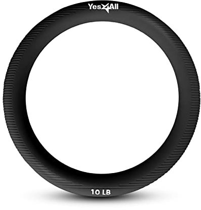 Yes4All XAN0 Kettlebell Ring, Power Ring, 4.5 kg, Black