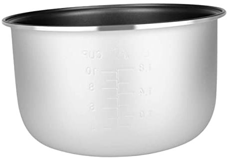 DOITOOL Baking Bowl Baking Bowl Rice Cooker Inner Pot Replacement Non- Stick Inner Cooking Pot Rice Cooker Liner Pot Container for 2L Rice Cooker Pot Salad Storage Bowl Electric Cooker Accessories