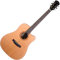 Duke Natur Gitarre D-MC-CUT-SATIN Dreadnought Cutaway Zeder-Holz Mahagoni