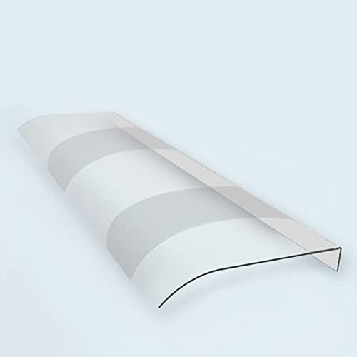 Pensilina Tettoia per Porta Design Moderno,Tettoia per Porta e Ingresso Pensilina Tettoia per Esterno ad Arco,Tettoia in Policarbonato Protezione da Neve e Pioggia Uv (50x150cm/20x59)