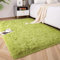 MARATIP Tapis moelleux pour salon, grande taille, salon moderne, fille, doux et moelleux, pour la chambre à coucher, vert, 80 x 150 cm