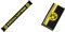 Borussia Dortmund, BVB-Schal, schwarz/Gelb, 0 & BVB-Handtuch mit Logo im Streifenmuster (50x100cm)