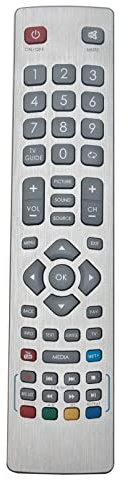 VINABTY SHWRMC0003 Fernbedienung ersetzen Passend für Sharp Smart TV LC-32CHE6241E LC-32CHE6242E LC-32CFE6241E LC-32CFE6242E LC-43CFE6241E LC-49CFE6241 LC-40CFE6241E LC-40CFE6242E