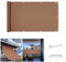 QINGLV Balkon Sichtschutz Ohne Bohren 90x500cm Balkonumspannungen Ohne Bohren WitterungsbestäNdig Und Wasserabweisend Garten Sichtschutz Für Zaun Balkon Terrassen Garten Swimming Pool -Braun