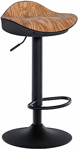 CLP Barhocker Alisson I Höhenverstellbar Mit Fußstütze 360 Grad Drehbar, Farbe:Natur