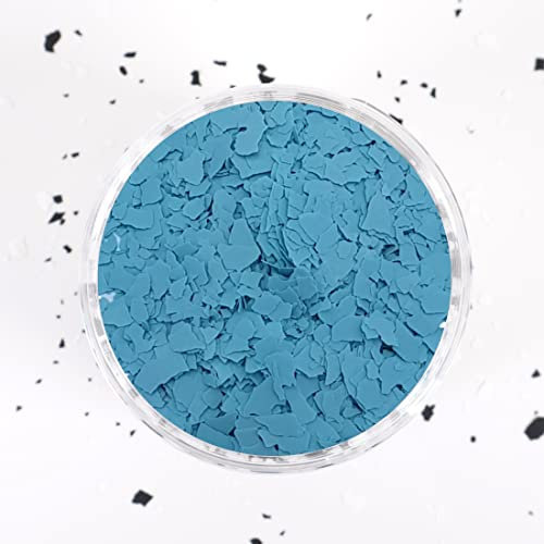Farbchips | Dekochips | Terrazzo | Farbglitter | Farbflocken | Granulat | Partikel | Pigmente zum Basteln und Einarbeiten in Epoxidharz, Kunstharz, Gips, Beton - 10mm