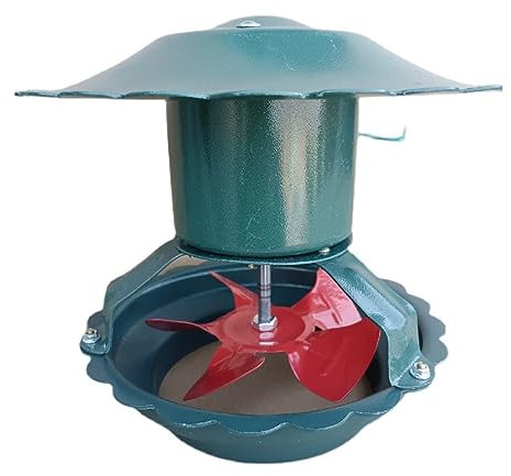 JHKJ Aspiratore Camino 100W 5 Foglie Aspiratore Camino Aspiratore Canna Fumaria Induttore di Tiraggio Camino Aspiratore per Camino Barbecue BBQ