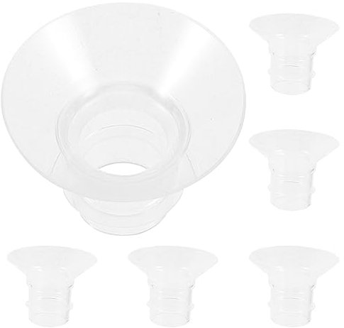SAFIGLE 5pcs Flange Inserts for Wearable Breast Pumps Compatible Electric Pumps Safe Simple Design for Comfortable Use