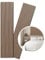 Kaiser plastic® Akustikpaneele | Farbe: Walnuss | Wandpaneele in verschiedenen Formaten | Lamellenwand aus Holzfunier und Filz | moderne Wandverkleidung (240 x 40 cm - 2 Stk.)